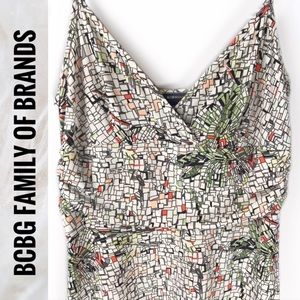 Print BCBGMaxazria bodycon dress